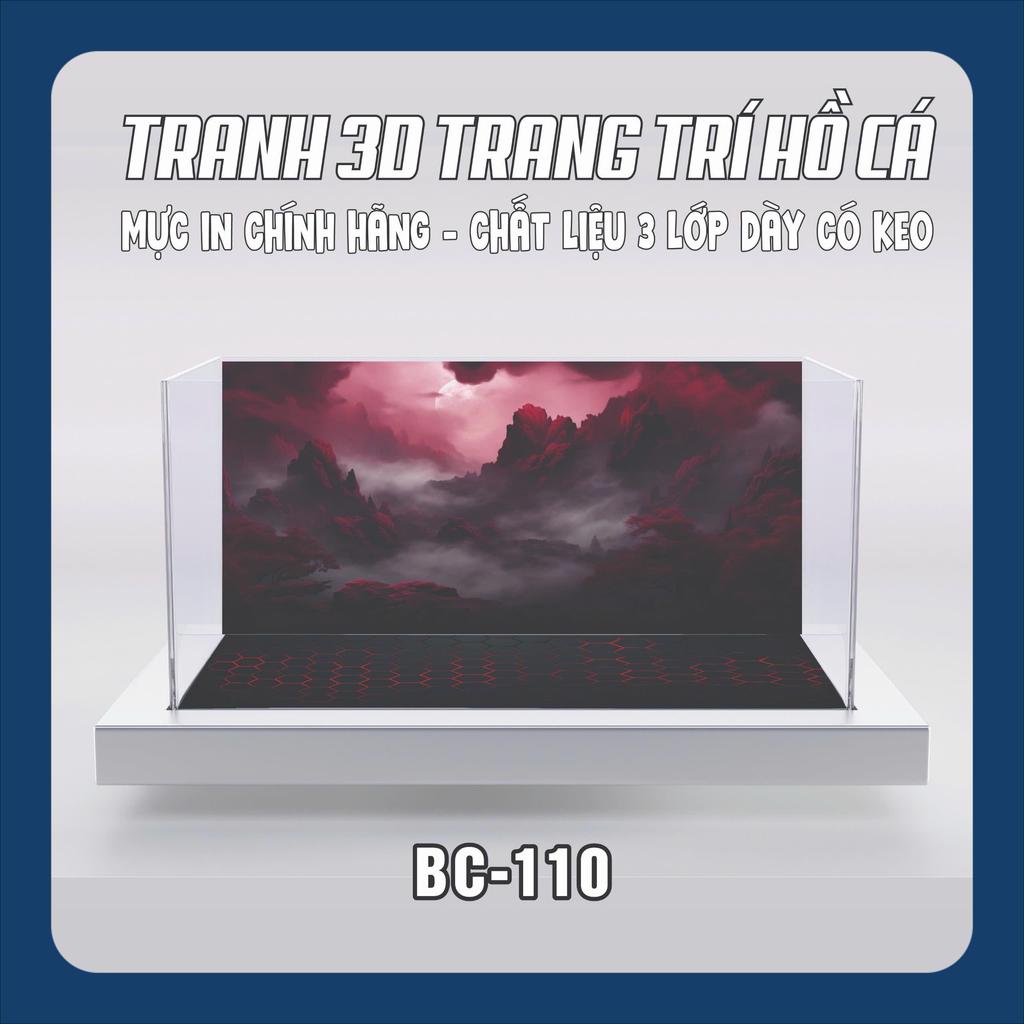 (BC110) TRANH 3D DÁN HỒ CÁ ( TRANH LƯNG ) _DECAL VIP_MT 110