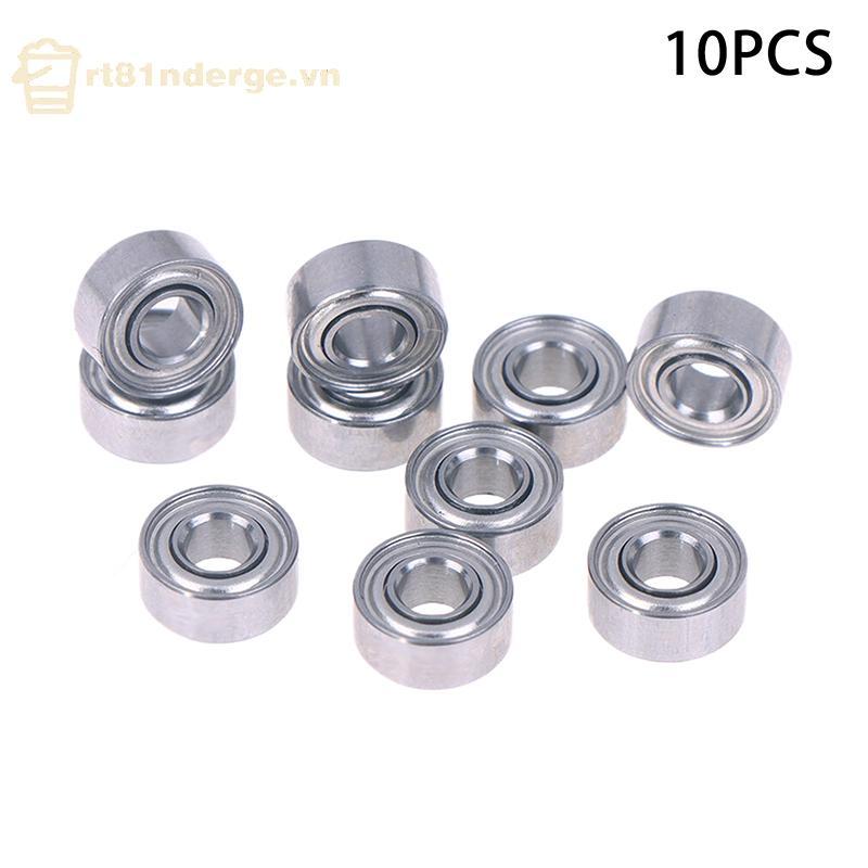 Ge 10 chiếc 683ZZ 3 * 7 * 3 Mm Vòng bi thu nhỏ Thép Chrome 683 ZZ 2Z 683Z Lỗ khoan bên trong 3mm Vòn