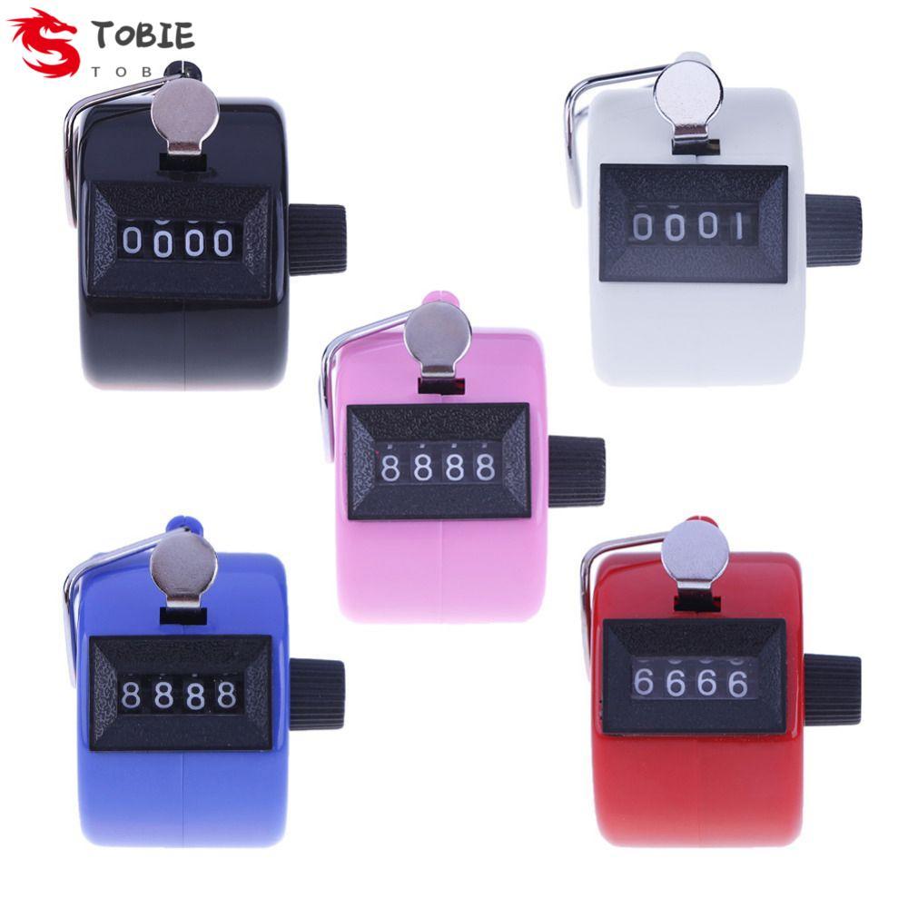 TOBIE Tay Tally Counter Hẹn Giờ Golf Counter Dụng Cụ 9999 Kim Loại Cơ Tally Clicker