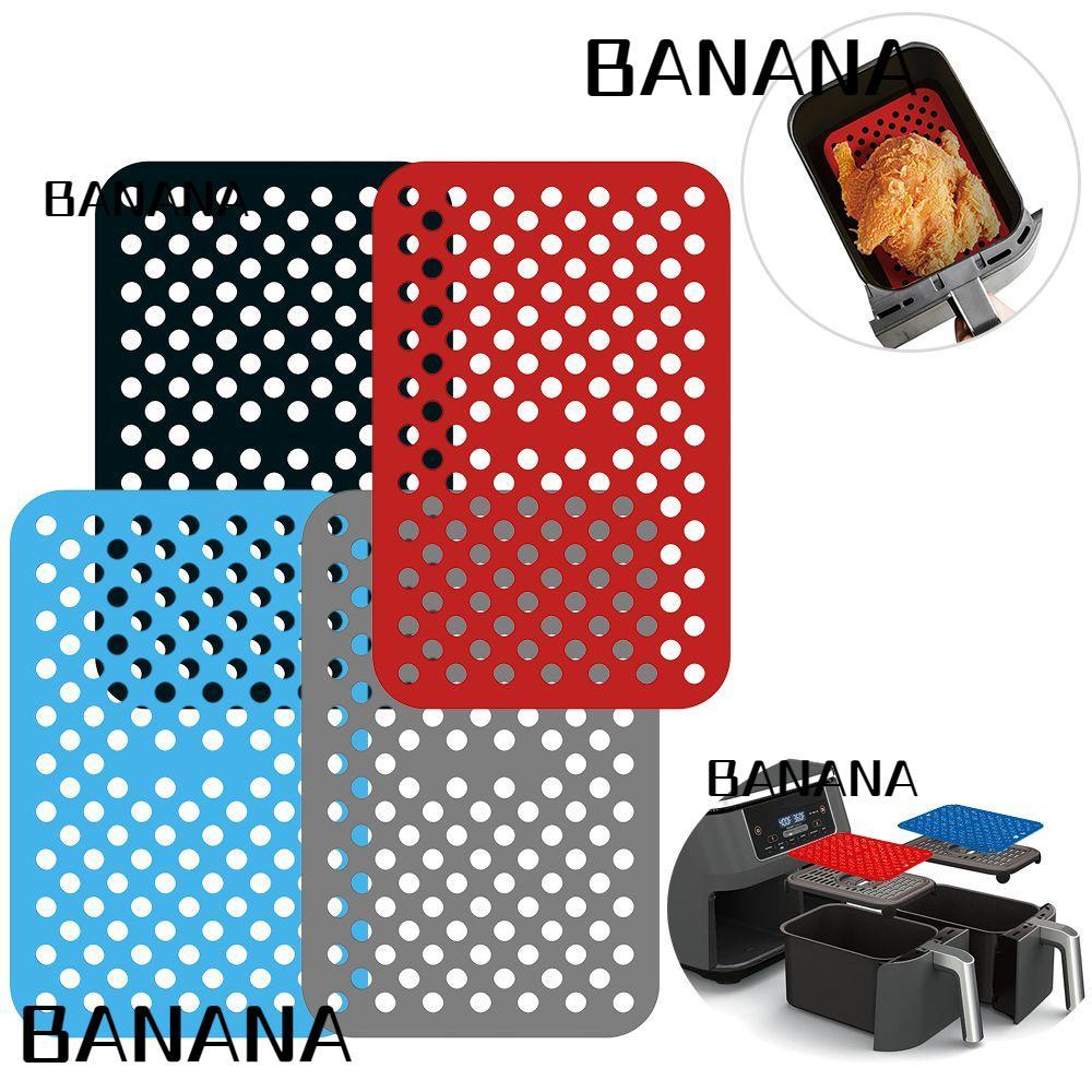 BANANA1 Air Fryer Mat Hình Chữ Nhật Mềm Mại Phụ Kiện Cho Ninja DZ201 Foodi Cho Ninja Foodi DZ201