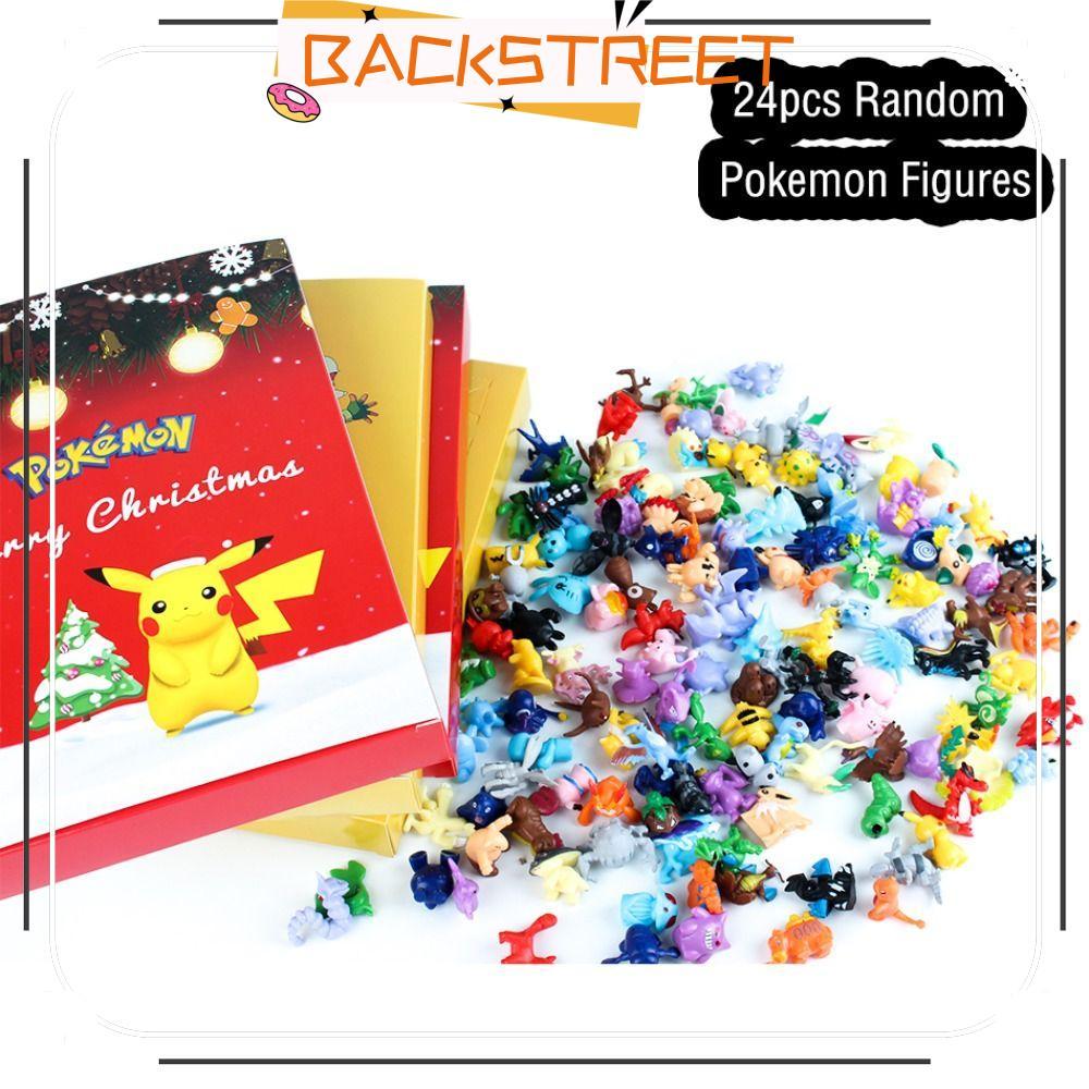 BACKSTREE Hộp Đồ Chơi Trẻ Em Pikachu Đồ Chơi Hình Hành Động