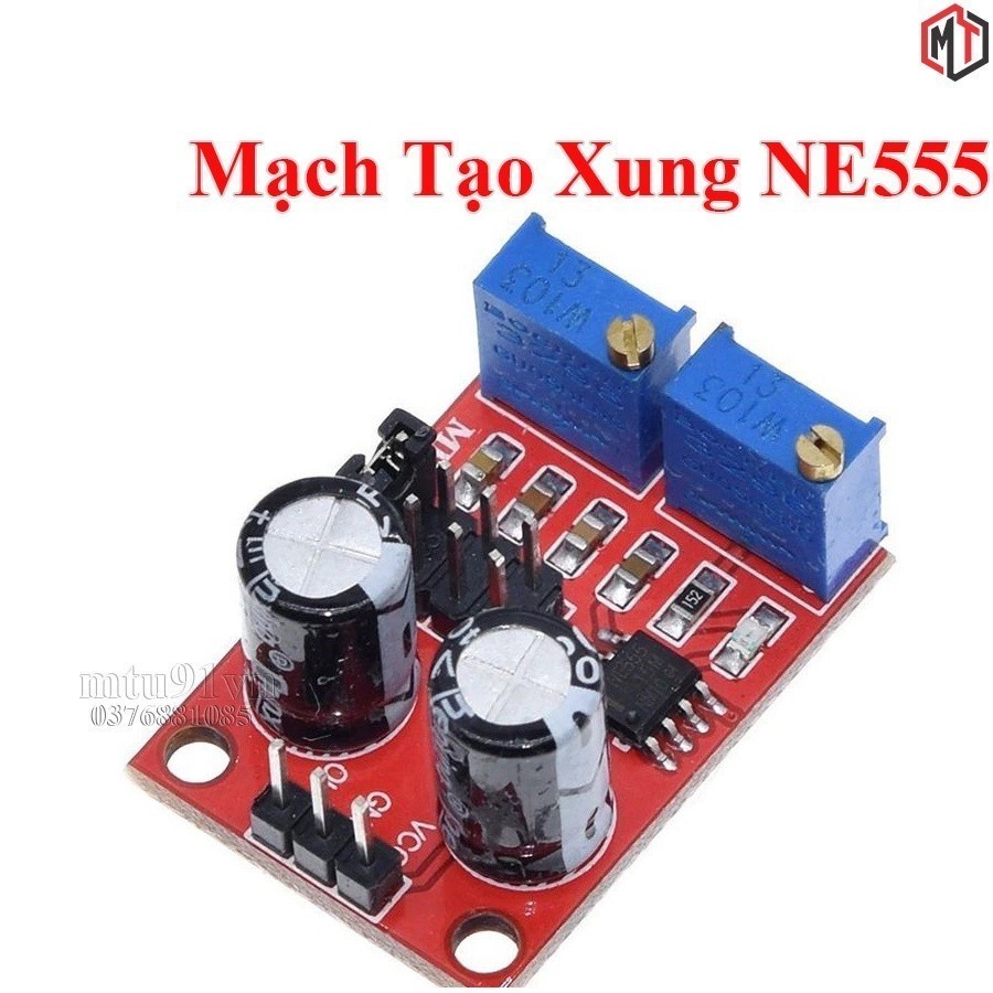 Mạch Tạo Xung PWM NE555 cho BLDC (Mạch 555 - Xung vuông)
