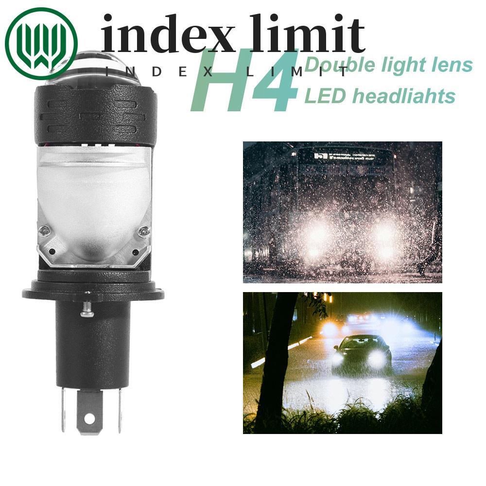 Máy chiếu LED INDEX GIỚI HẠN H4 Len, Bóng đèn pha LED trực tiếp công suất cao H4, Chống nước siêu sá