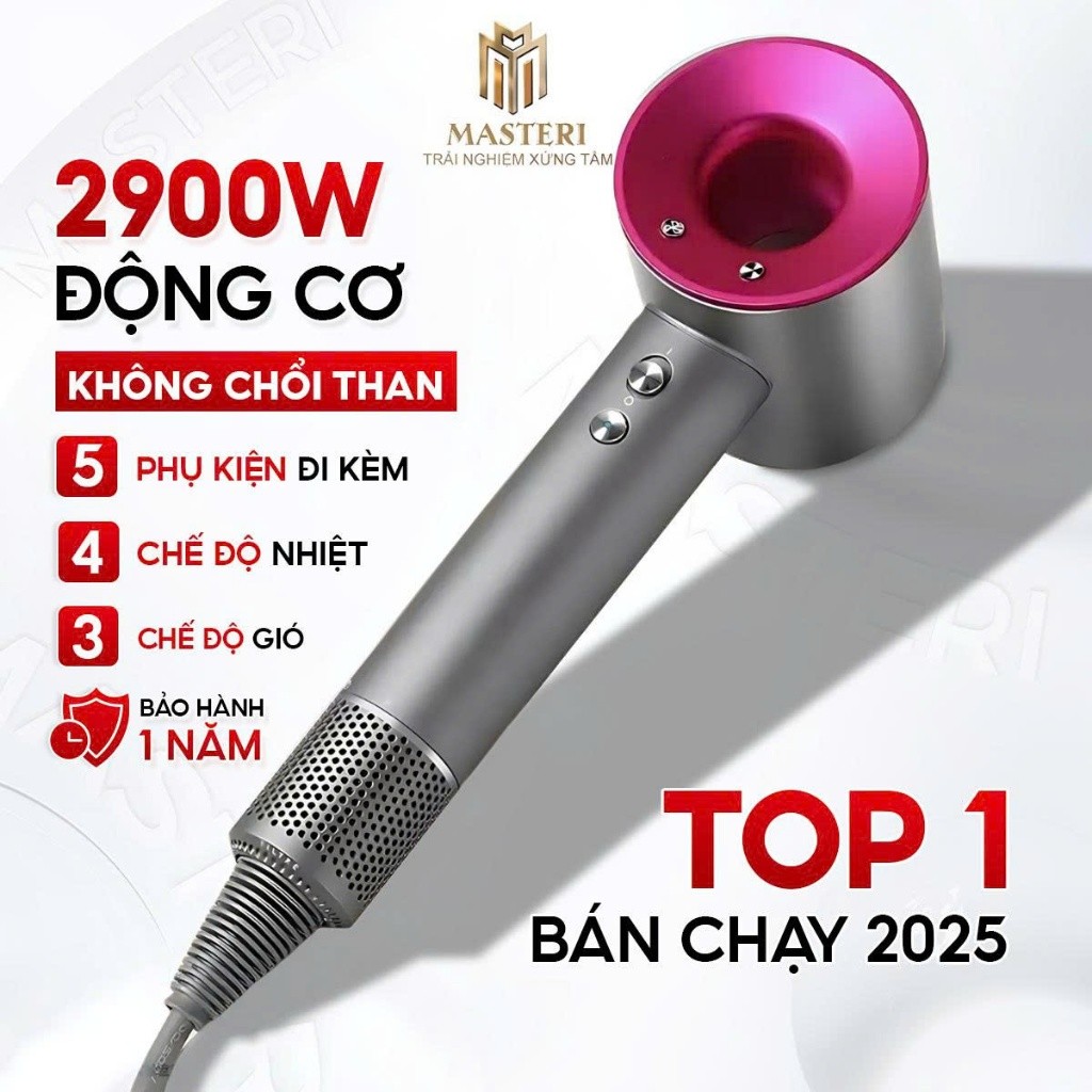 Máy Sấy Tóc Ion Âm 2 Chiều Nóng Lạnh Công Suất Lớn Có 3 Chế Độ Sấy Chăm Sóc Tóc Chống Gãy Rụng