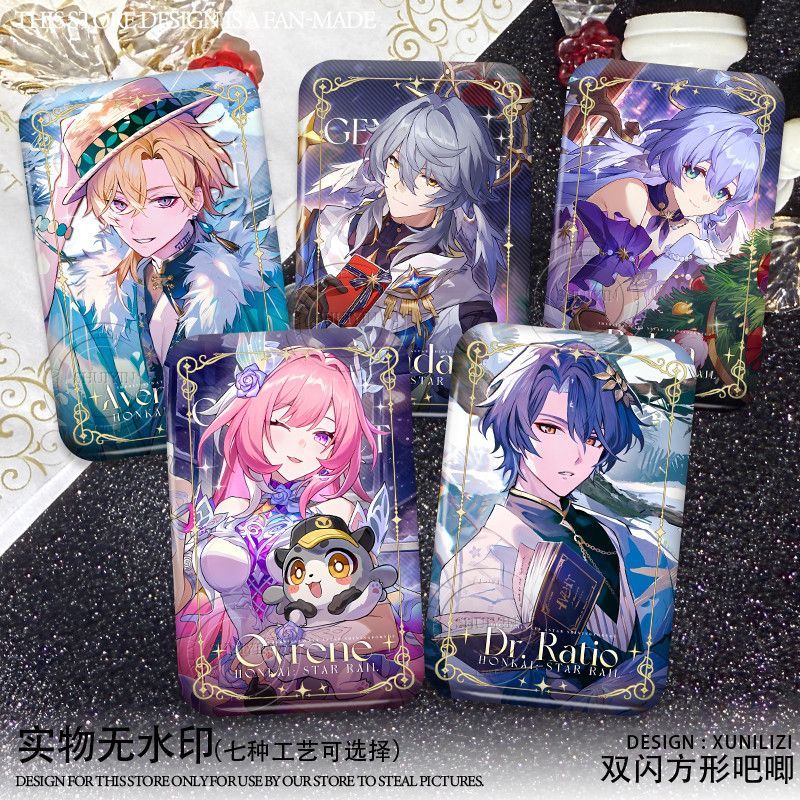 Cyrene Patch Chủ Nhật Anime Style - Thiết kế Honkai Kawaii cho cosplay và túi xách