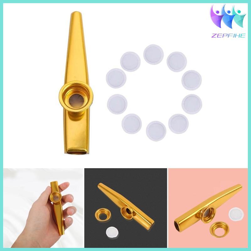 Nio Kim Loại Kazoo Với Kazoo Sáo Màng Miệng Kazoo Đàn Ukulele Đồng Hành