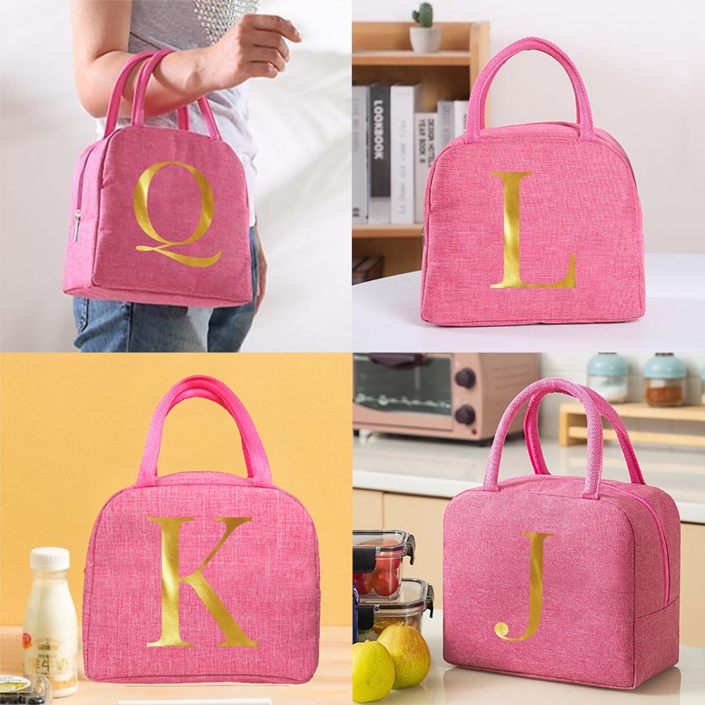 Student portable lunch bag Thickened lunch bag handbag In stock Insulated lunch bag Outdoor picnic L