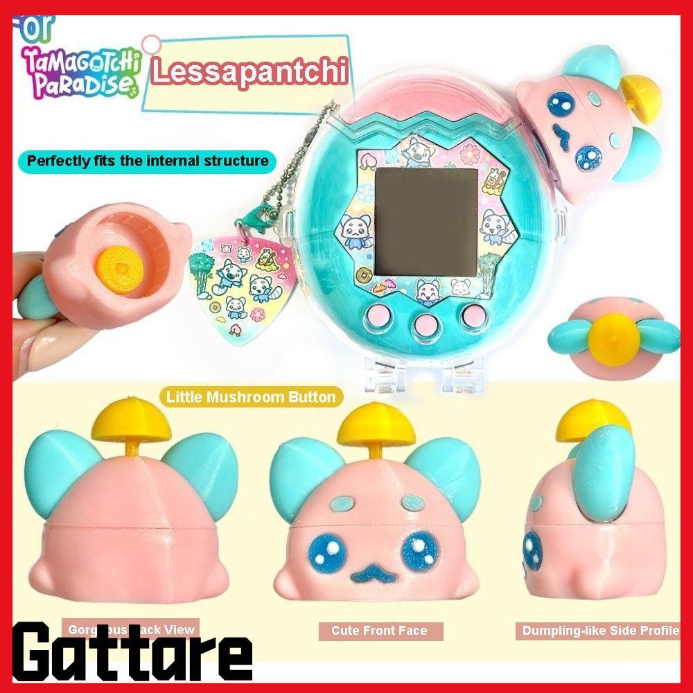 Nắp núm GATTARE, Vỏ nút PETG in, Máy không bao gồm Lessapantchi DIY Trang trí Núm bảo vệ cho Tamagot