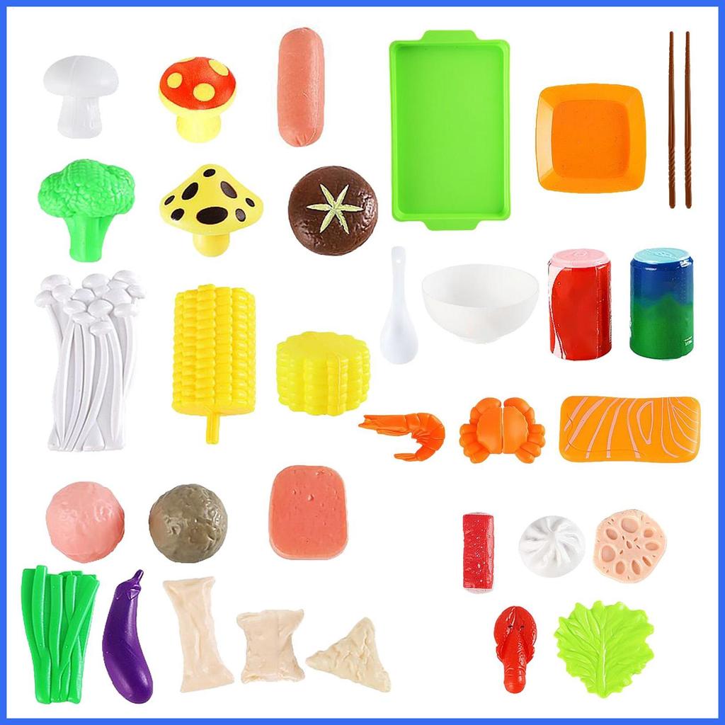 BBQ Nướng Đồ Chơi Cho Trẻ Em BBQ Nướng Giả Vờ Chơi Trẻ Em Hoạt Động Nhiều Người Chơi Trò Chơi Nấu Ăn