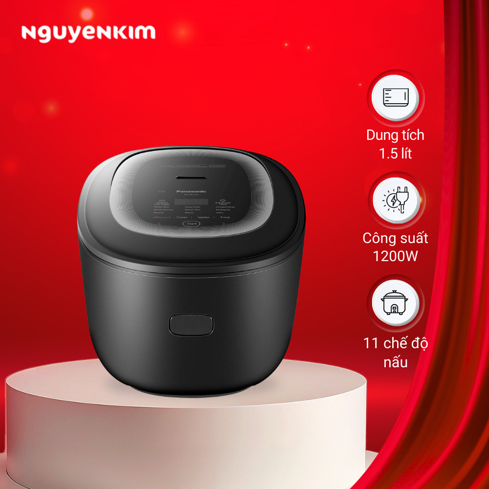 Nồi cơm điện cao tần giảm đường Panasonic 1.5 lít SR-HL151KRA
