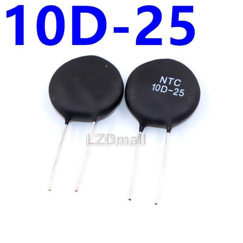 5 Chiếc Điện Trở NTC 10D-25 MF72 10D25 NTC10D-25 10R 10ohm 25mm