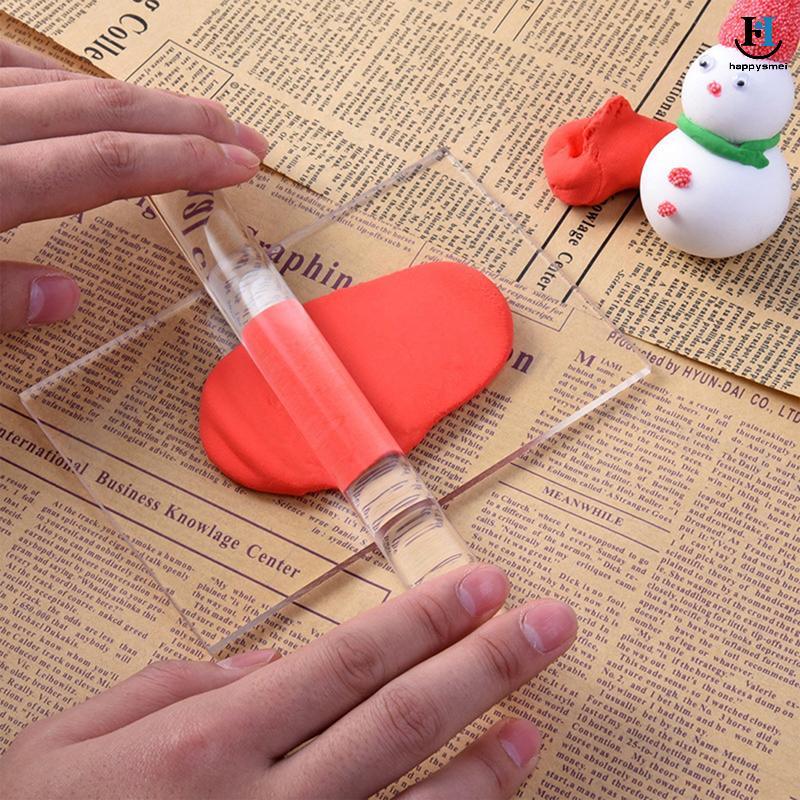 [GA] Polymer Clay Crafts Acrylic Roller Hollow Rolling Clay Bar Roll Sti Shaping [TH]