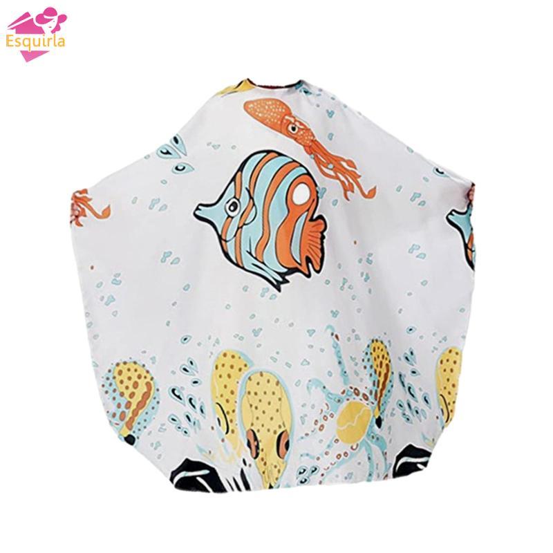 Esquirla Kids Barber Cape Hair Cut Cape,, Barber Cape Cover Đường viền cổ có thể điều chỉnh chuyên n