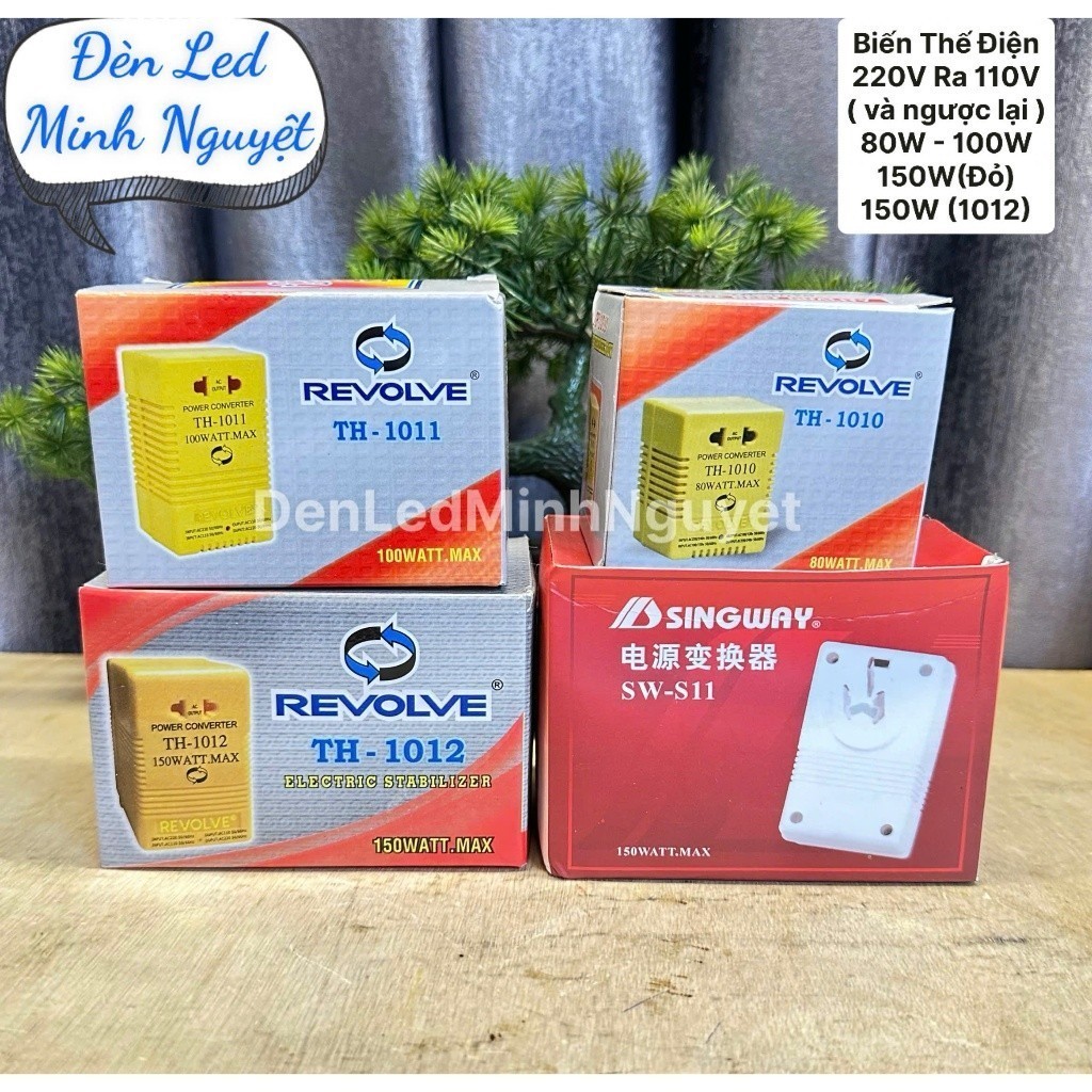 Biến Điện Đổi 2 Chiều 220v Ra 110v và 110v Ra 220v. 80W / 100W /150W