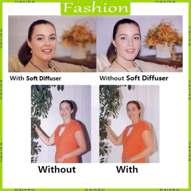 NA Softbox Flash Bounce Diffuser Lambency Cover cho 580EX II V850 860ii TT685 600 Yongnuo YN565 YN56