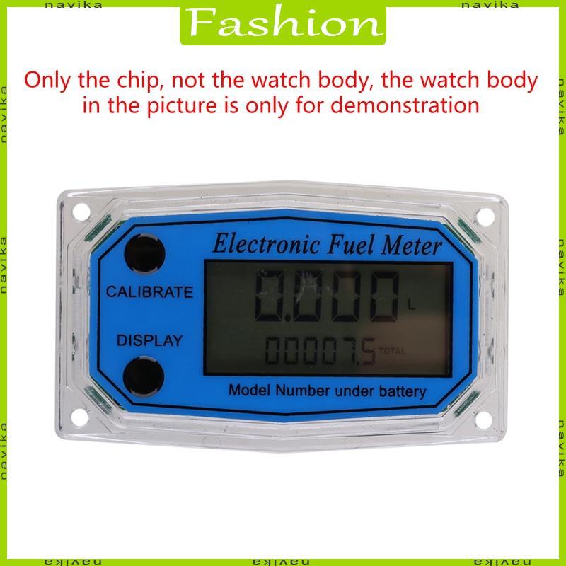 NA Flow Meter Display Chip Digital Oil Fuel Flow Meter Mini Pump Flow M