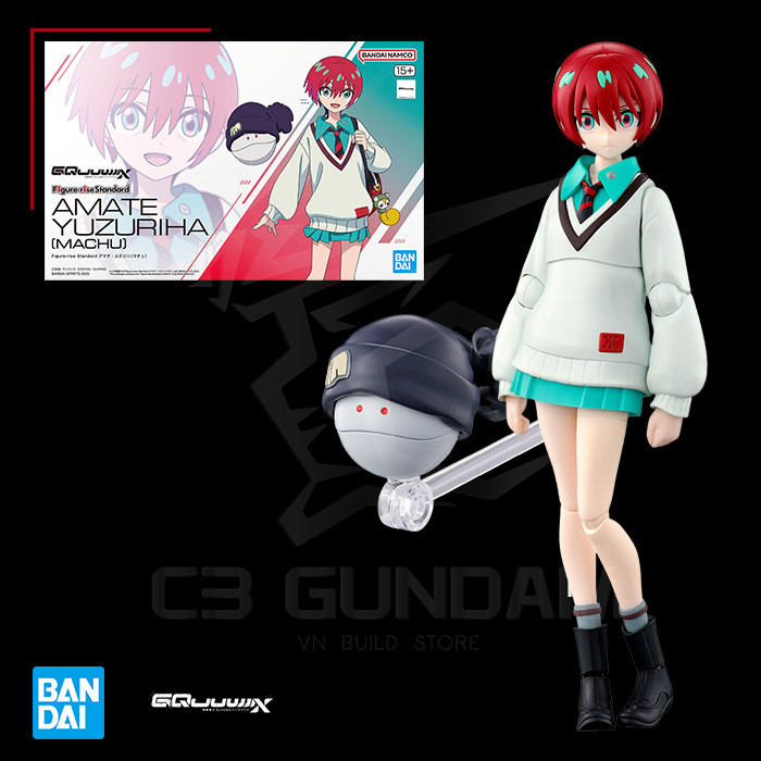 [BANDAI] MÔ HÌNH FIGURE RISE STANDARD Amate Yuzuriha (Machu) (GQ) HGGQ C3 GUNDAM