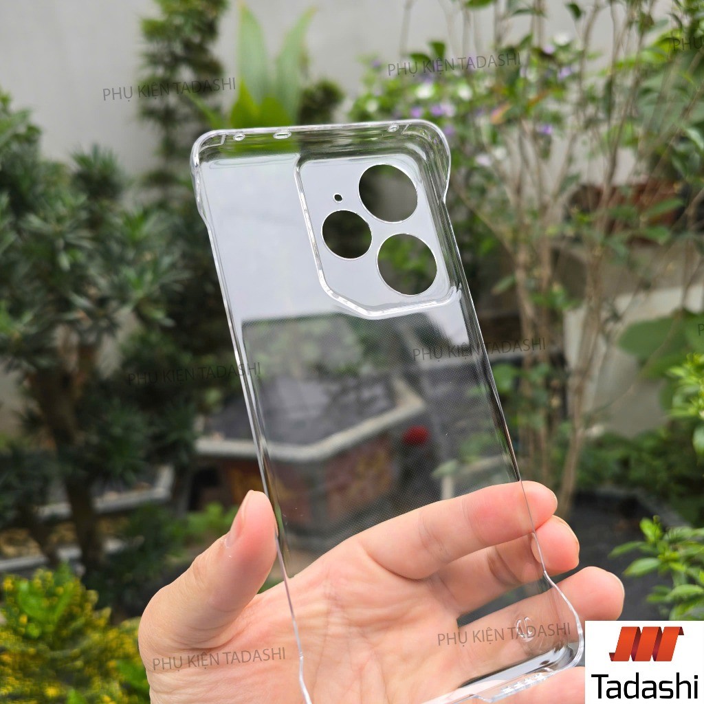 Ốp Lưng CỨNG KHÔNG VIỀN Realme Neo7 Turbo/ Realme Neo 7, Realme GT7/ GT7 Pro Nhựa PC Trong Suốt, Có 