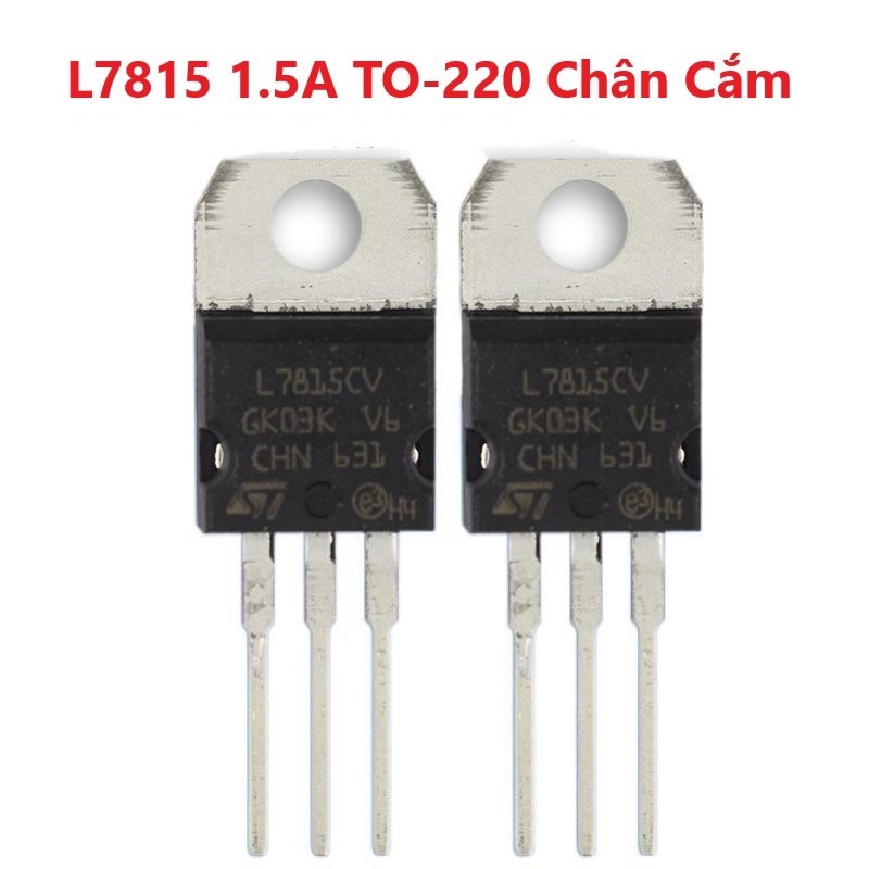 IC Ổn Áp Nguồn 15V 7815 L7815 L7815CV LM7815 7815CV 1.5A TO-220 Chân Cắm
