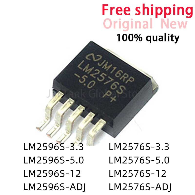 10 Chiếc LM2596S LM2576S LM2596S-3.3 LM2596S-5.0 LM2596S-12 LM2596S-ADJ LM2576S-3.3 LM2576S-5.0 LM25