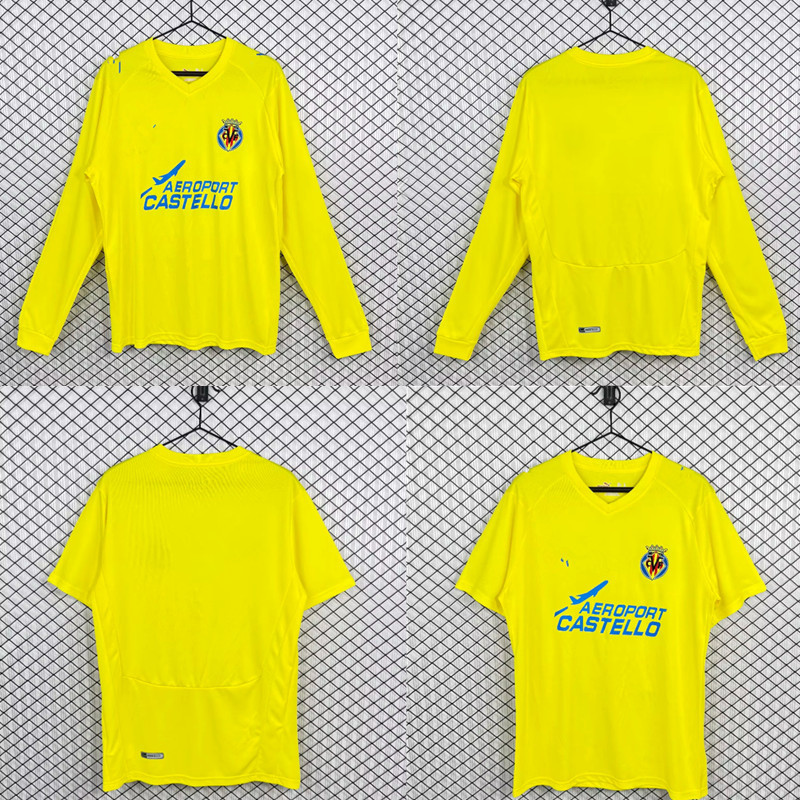 * Retro * Villarreal Jersey 2008 2009 Retro Jersey 05 / 06 Tay Dài