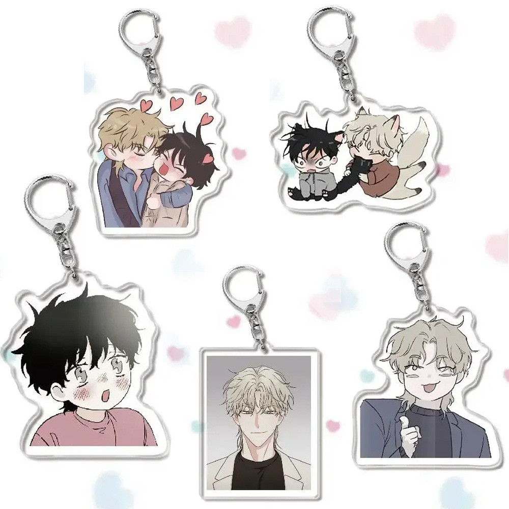 Cute Yeo TaeJu Kim EuiHyun DoHyun YeongDo Popular Anime Character Peripheral Acrylic Keychain Backpa