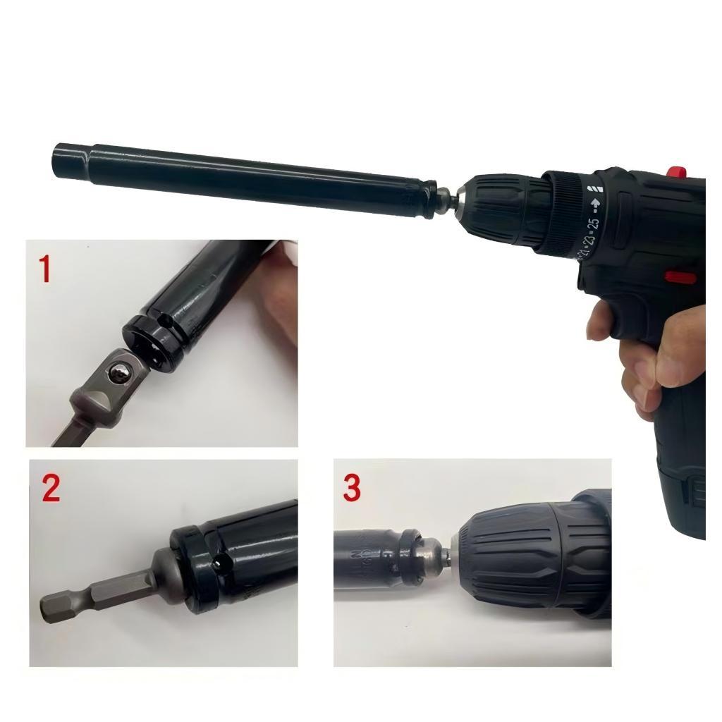 Bộ tuýp vặn tán ốc ty ren 10/12mm chuyên dụng Bộ tuýp vặn tán ốc，Thạch cao，Sửa chữa điện nước， Khẩu 