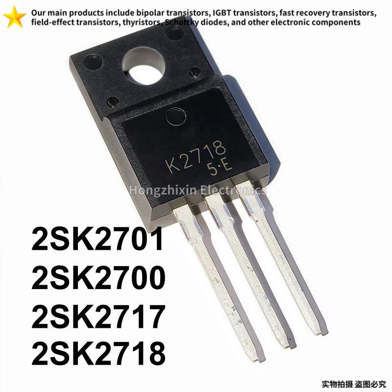 5 Chiếc K2701 K2700 K2717 K2718 2SK2701 2SK2700 2SK2717 2SK2718 TO-220F Hiệu Ứng Trường Transistor