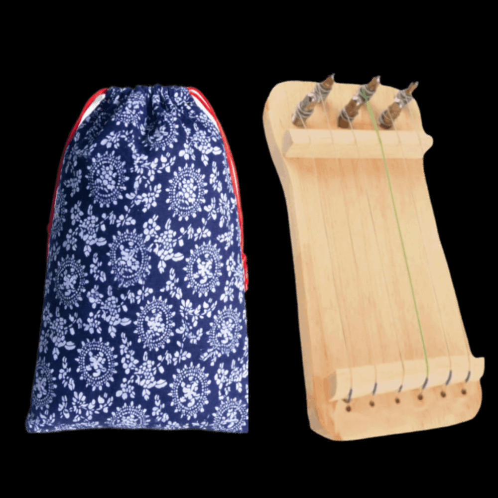COFORDOS ​Huấn luyện viên ngón tay Zither Trung Quốc​, ​Gỗ Có Túi Bảo Quản ​Huấn luyện viên ngón tay