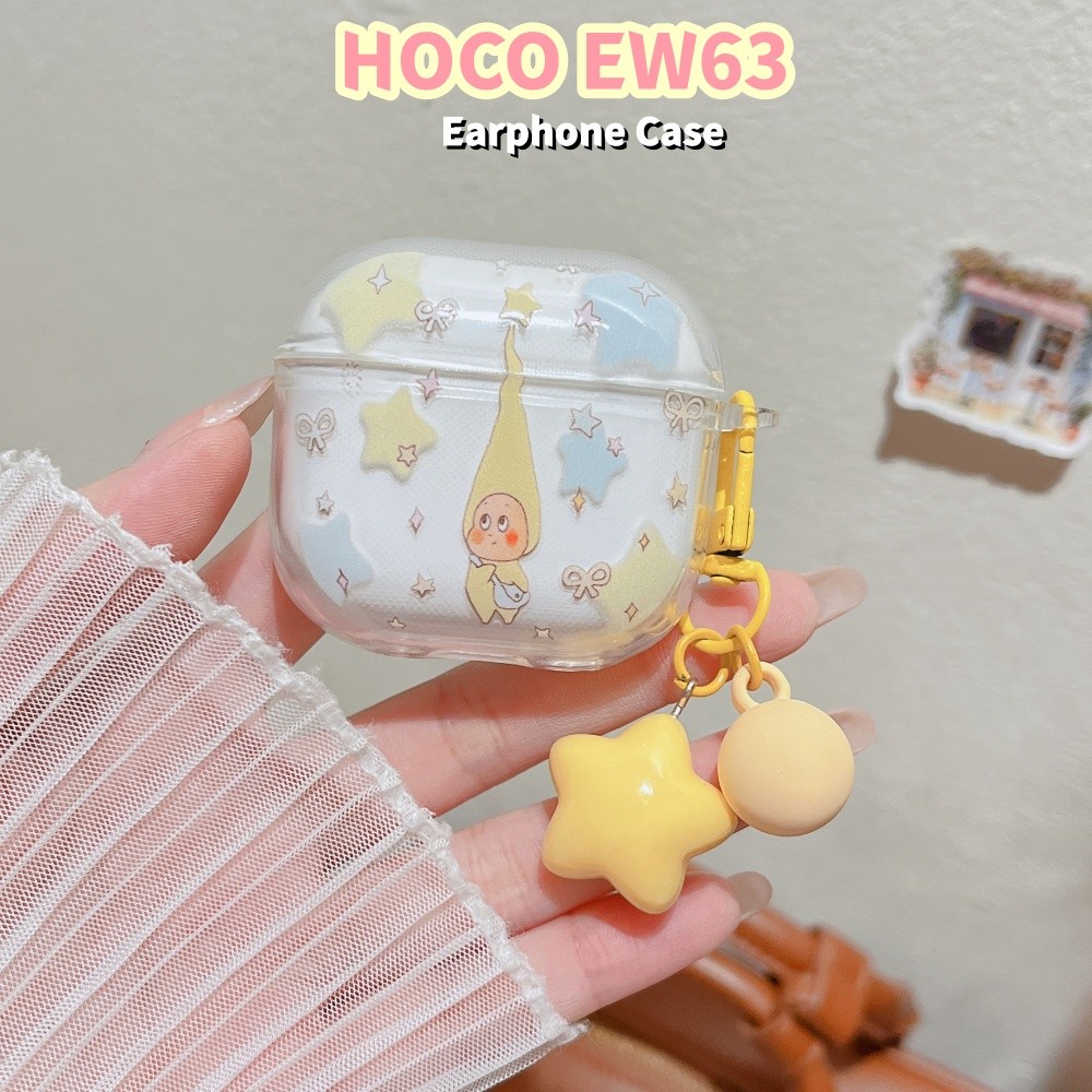 【Case Home】For HOCO EW63 Case Casing Soft Silicone Earphone Case Couple Cute Cartoon