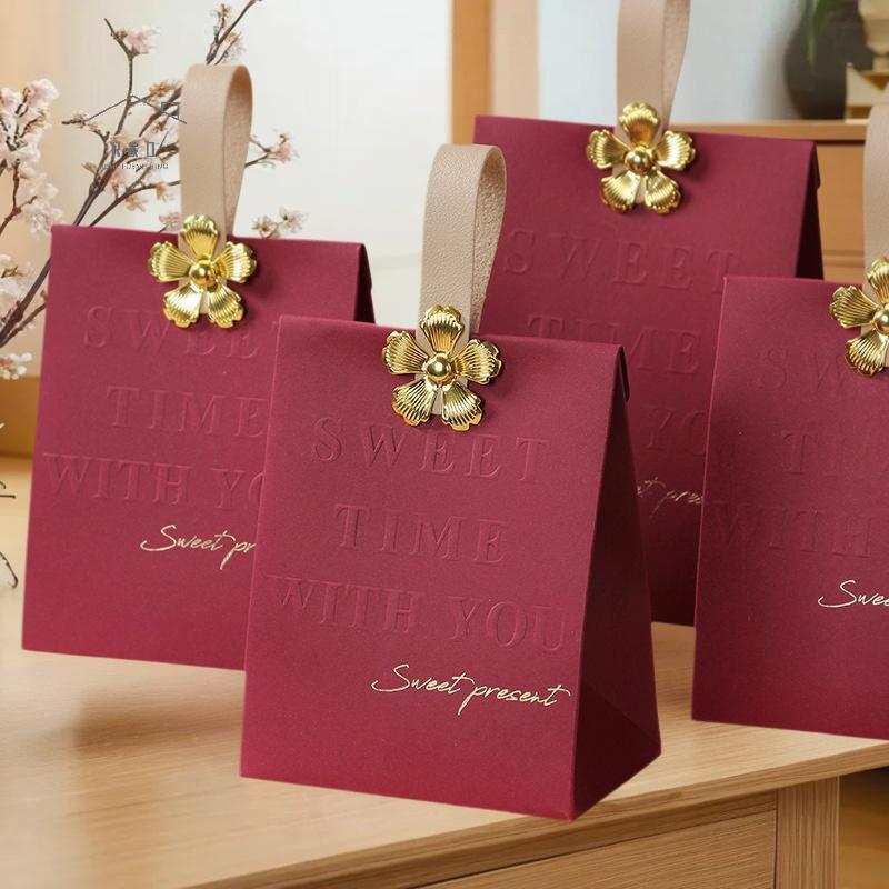 RO > 10 Chiếc Sáng Tạo Di Động Hộp Quà Tặng Cao Cấp Di Động Cưới Kẹo Hộp Giấy Đảng Tạm Thời Cung Cấp