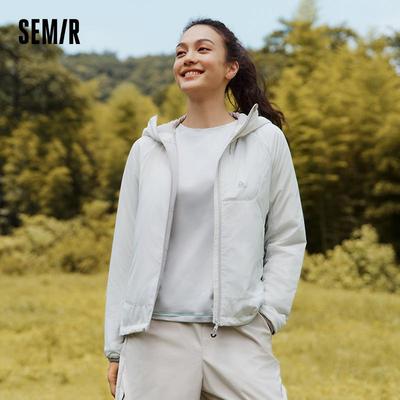 Áo khoác giữ nhiệt Semir dành cho nữ 2025 - Phông có mũ, thoáng khí, chống gió - Lớp bên trong kháng khuẩn, phù hợp mùa đông