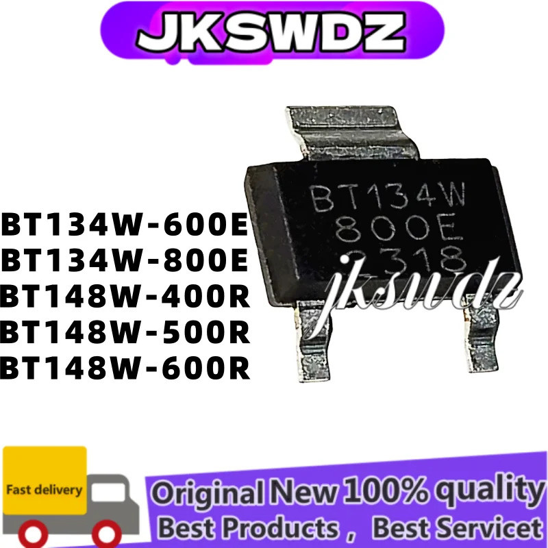 5 CÁI BT134W-600E BT134W-800E BT134W-60 SOT-223 BT148W-600R BT148W-600 BT148W BT148W-400R BT148W-500