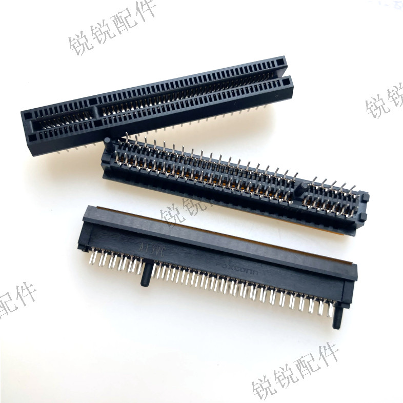 FOXCONN PCIE 98Pin PCI-E 8X 98Pin Khe Cắm Thẻ Đồ Họa Ổ Cắm 4-Pin Cắt Bên