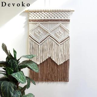 Devoko Thảm macrame Treo Tường Trang Trí Phong Cách boho