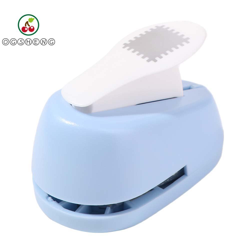 ERZAP Stamp Border Punch, Hole Puncher Stamp Shape Máy dập nổi, Văn phòng phẩm Punching Maker Tiết k