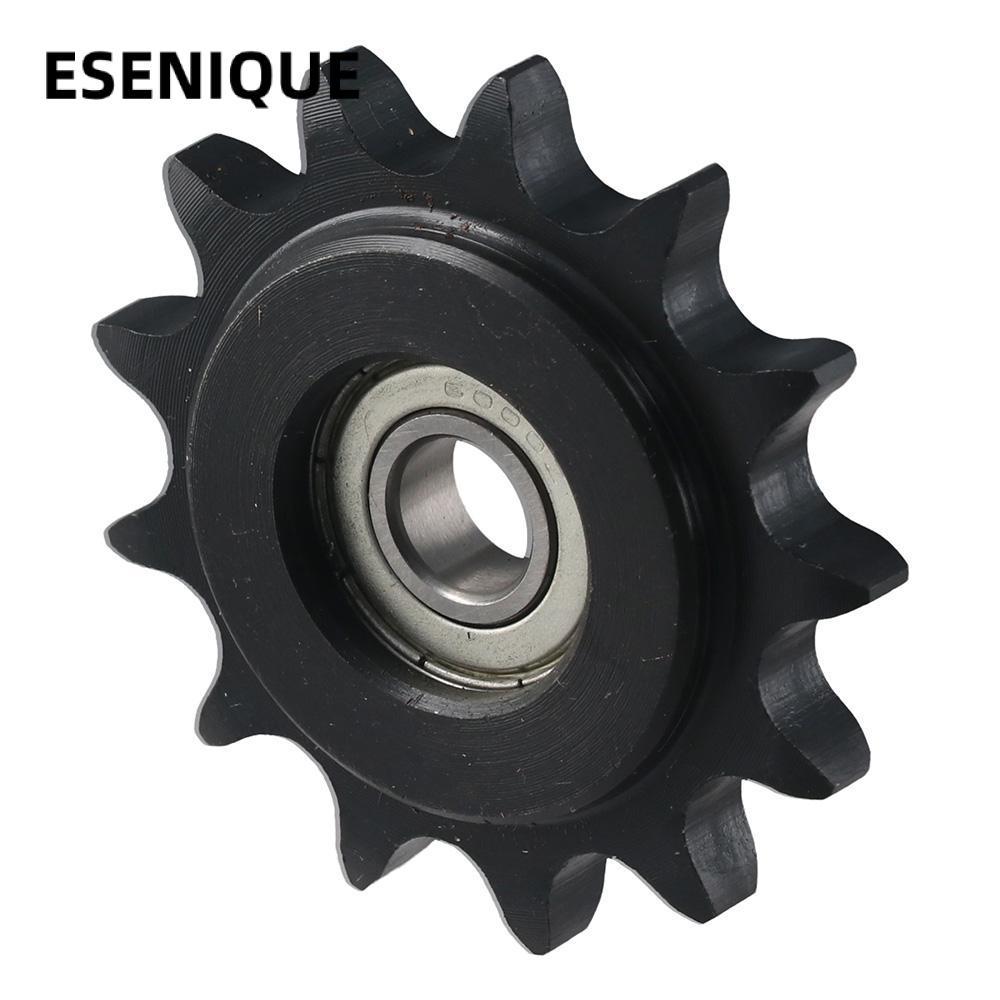 ESENIQUE Convex Idler Gear, 10mm Bore 1 / 2 "Pitch 13 Răng Chain Idler Bánh Xích, C45 Thép Carbon Đơ