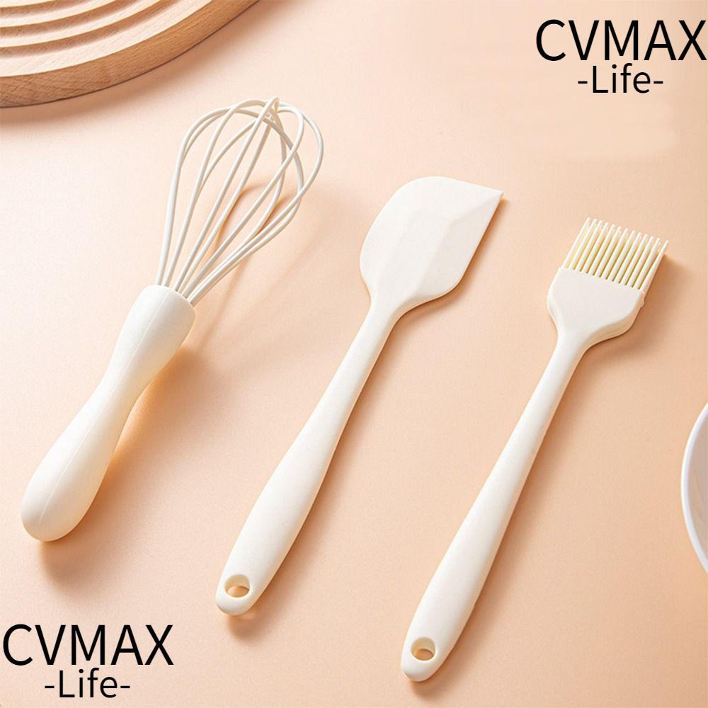 Tiện ích nhà bếp CVMAXX, Dụng cụ nấu ăn màu trắng chịu nhiệt, Thiết kế tiện dụng Thiết kế lỗ treo Dụ