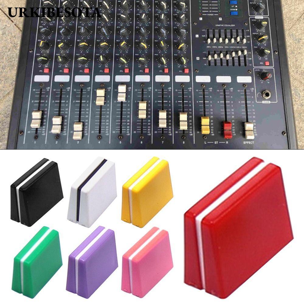 URKIBESOTA 10 Chiếc Fader Cap Potentiometer Mixer Equalizer Push-Pull Cap Mixer Đĩa Player