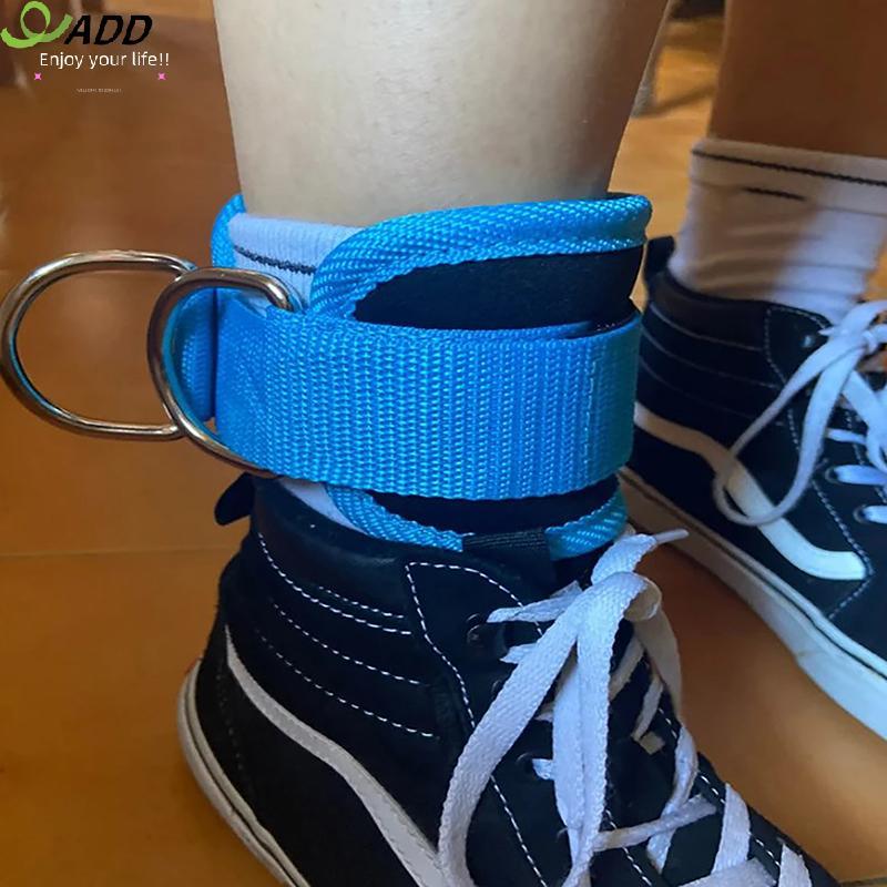 THÊM Dây Đeo Mắt Cá Chân Có Thể Điều Chỉnh Đôi D-Ring Vòng Cá Chân Cho Tập Luyện Glutes Chân Tập Sức