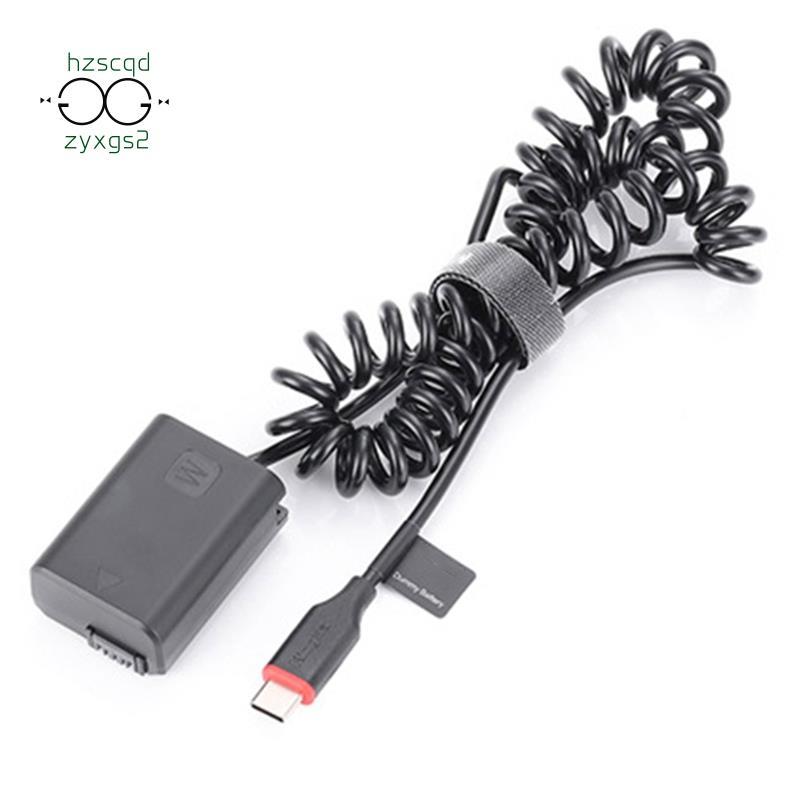 NP-FW50 Pin Giả DC Nguồn AC Adapter AC AC-PW20 Cho Alpha A6400 ILCE-6400 6500 6300 5000 3000 Camera