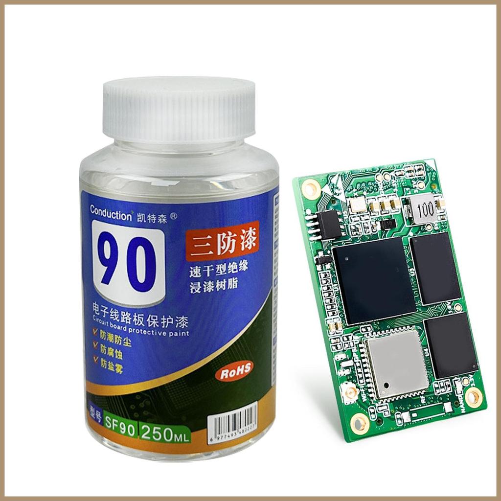 Điện Tử Trong Suốt Chống Thấm Nước Điện Tử Bầu Hợp Chất Bảng Mạch Varnish Cho Điện Tử Mạch PCB abrte