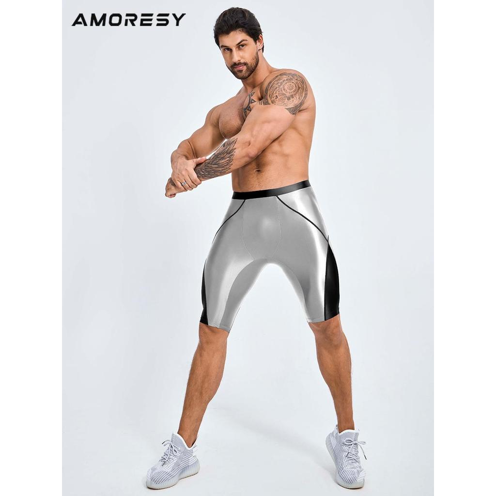 AMORESY Spartacus Series Shorts Thể Thao Nam - Kiểu Dáng Đến Đầu Gối, Phù Hợp Cho Thể Dục Và Hàng Ng