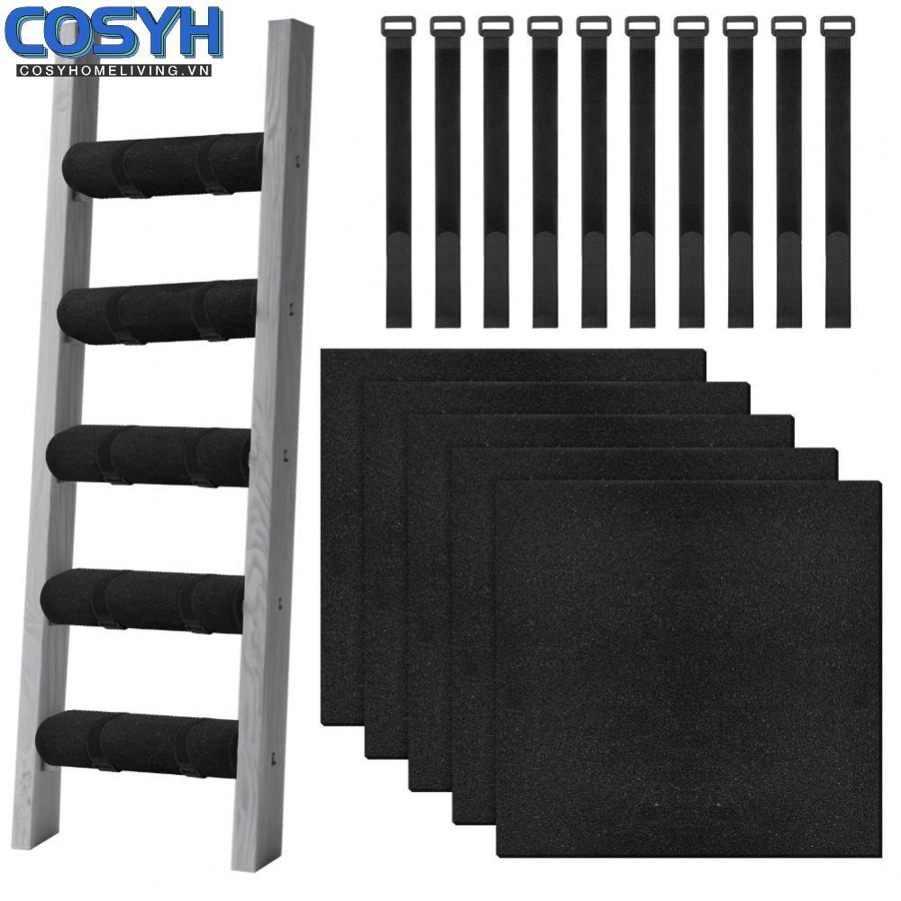 <cosyh>Adjustable Double Layer Bed Ladder Pads with Foam Cushioning and Non Slip Design