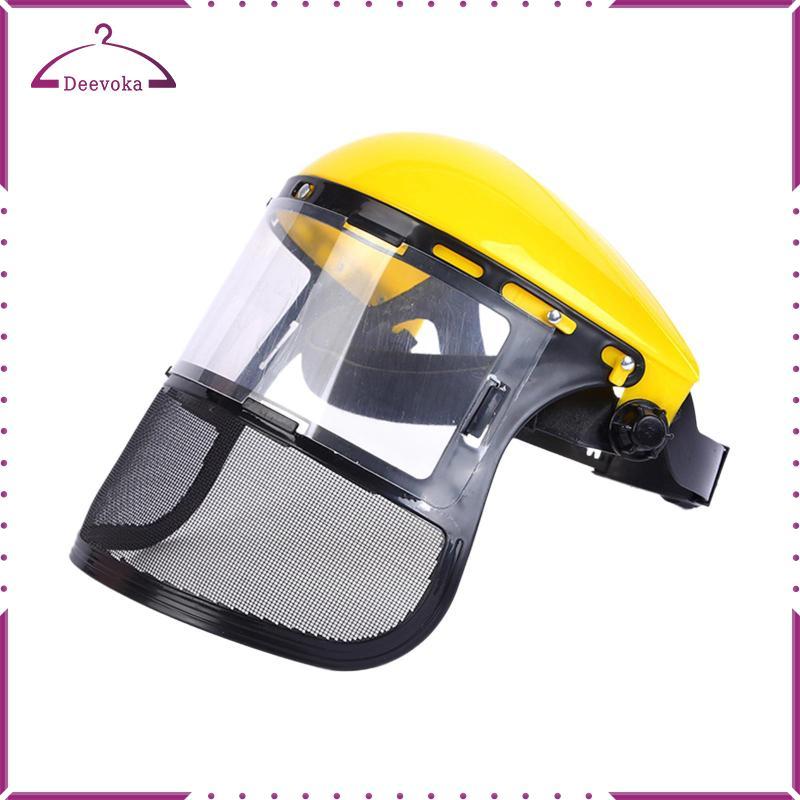 Dây chuyền Saw Face Shield Mũ bảo vệ chắc chắn, Guards Forestry Face Shield Chain Saw Tấm chắn bảo v