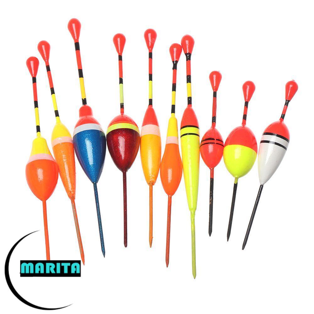MARITA 2 Chiếc Phao Bobbers Trượt Trôi Ống Ánh Sáng Dính Phao