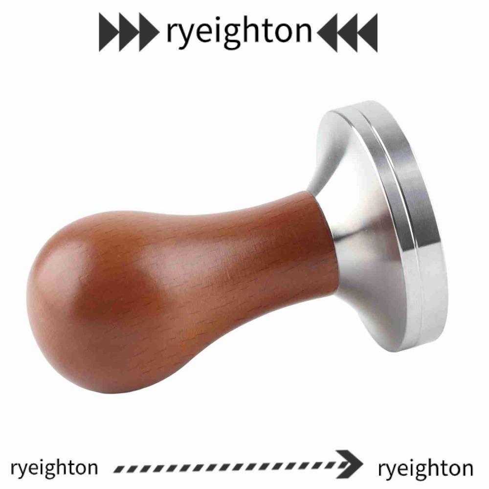 RYEIGHTON Espresso Tamper, Đế phẳng 58mm Đế bằng thép không gỉ Cà phê Tamper, Dụng cụ Barista chuyên