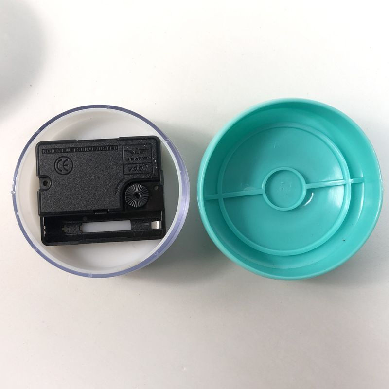 New Product#Mini suction cup wall clock, bathroom anti-fog waterproof clock, kitchen and toilet cloc