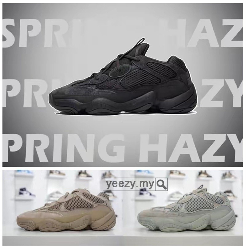 Hình ảnh thật không có bộ lọc Yeezy 500 clu d giày thể thao thông thường size UK3.5-UK12 còn hàng ti