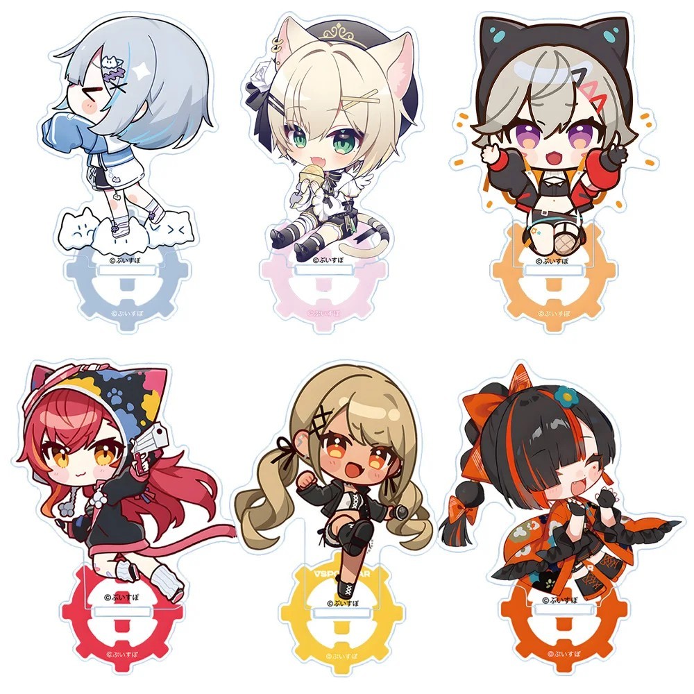 Standee Anime VSPO mô hình mica VTuber Kaga Sumire Nazuna Tachibana Hinano Tosaki Mimi Kaminari Qpi 